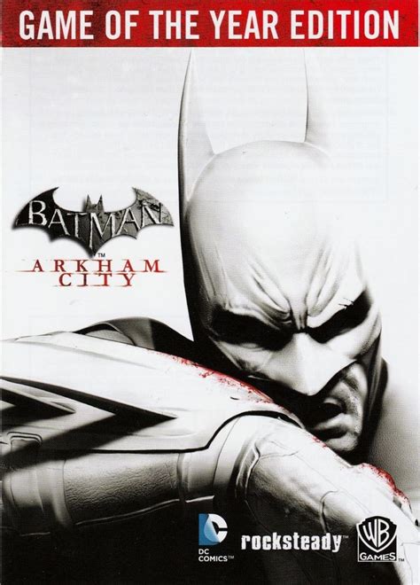 awards won by batman: arkham city - game of the year edition